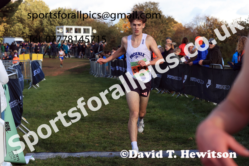 Junior Mens 2025 National Cross Country Relays, Berry Hill Park, Mansfield. Photo: David T. Hewitson/Sports for All Pics